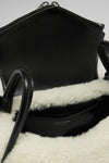 Gemini Shoulder Bag Almond Shearling