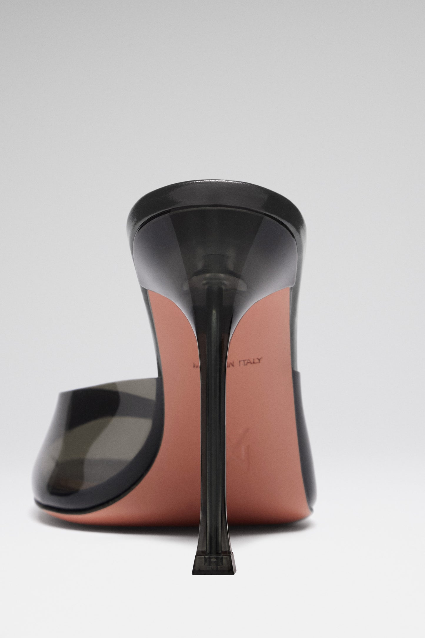 Alexa Glass Slipper 105 Black Pvc