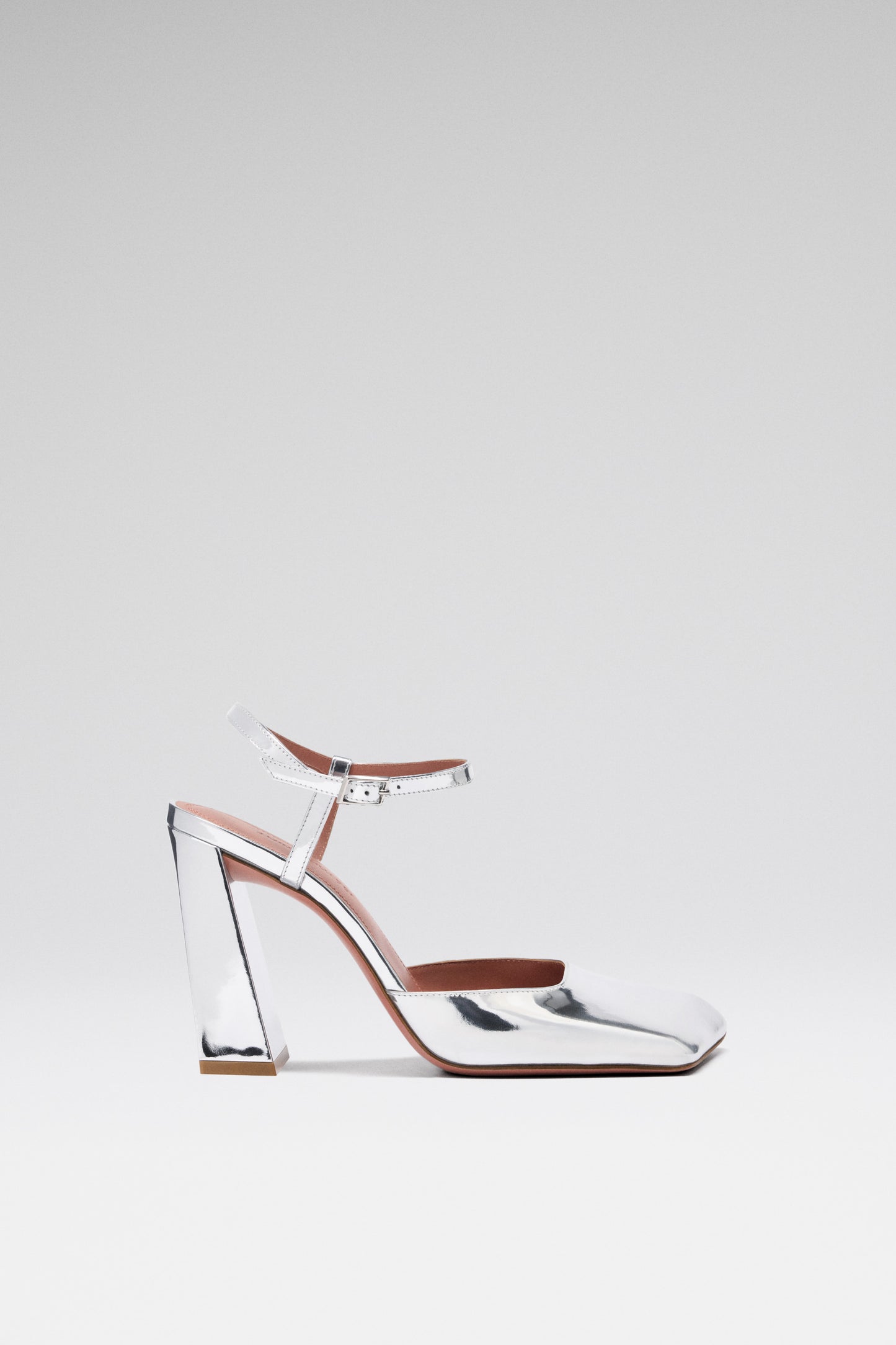 Charlotte Pump 95 Silver Mirror