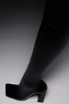 Marine Stretch Thigh High Boot Black Stretch Nappa