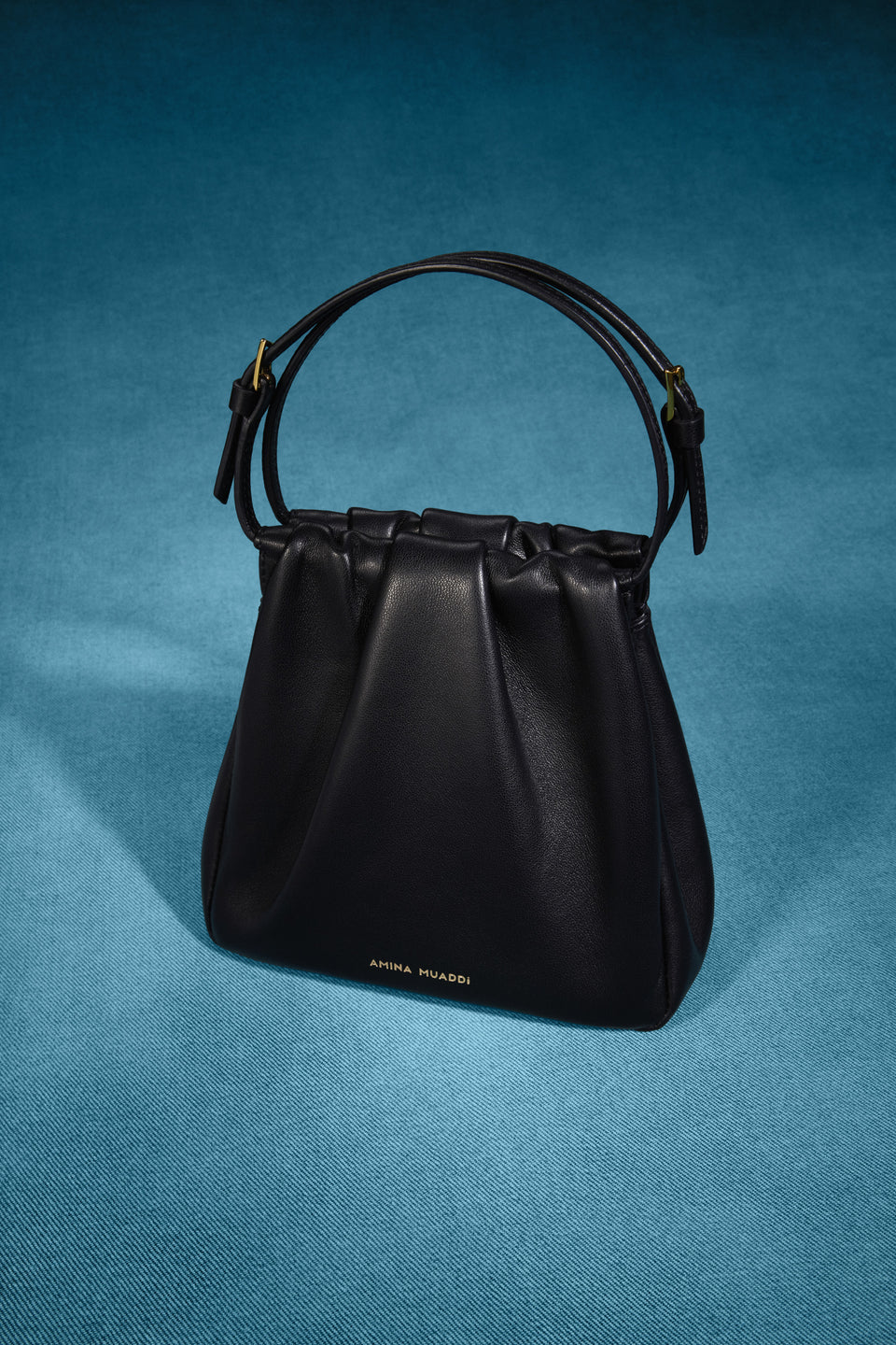 Vittoria Bag Black Nappa And Gold Hardware