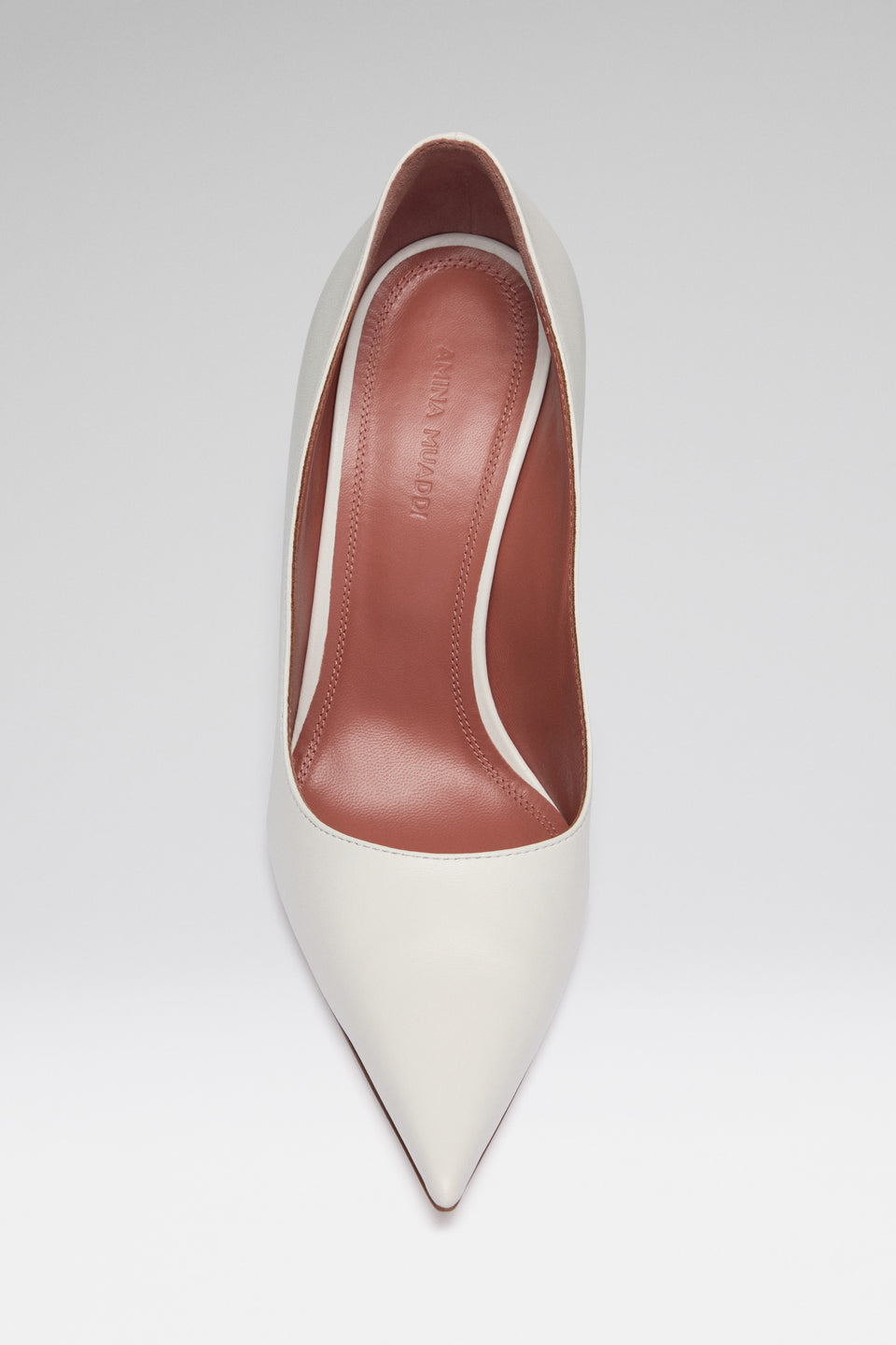 Barbara Pump 105 White Nappa