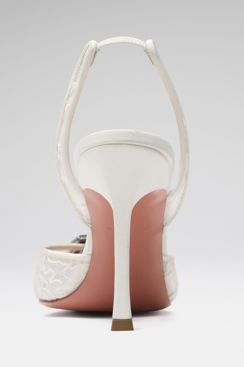 Camelia Lace Sling Ivory Lace And Antique Buckle