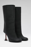 Liya Boot 95 Black Grainy Leather