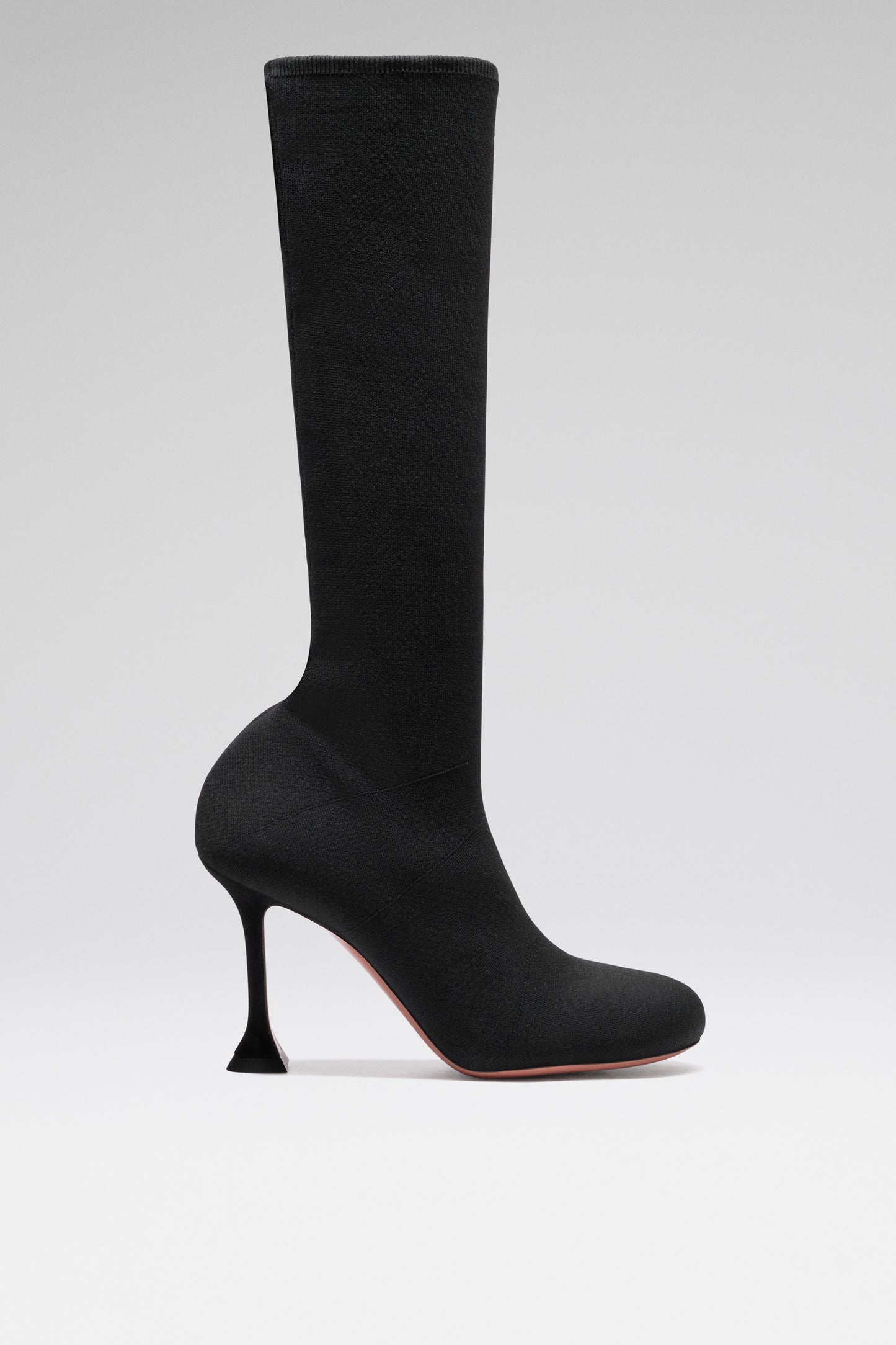 Veneda Stretch Boot Black Fine Knit