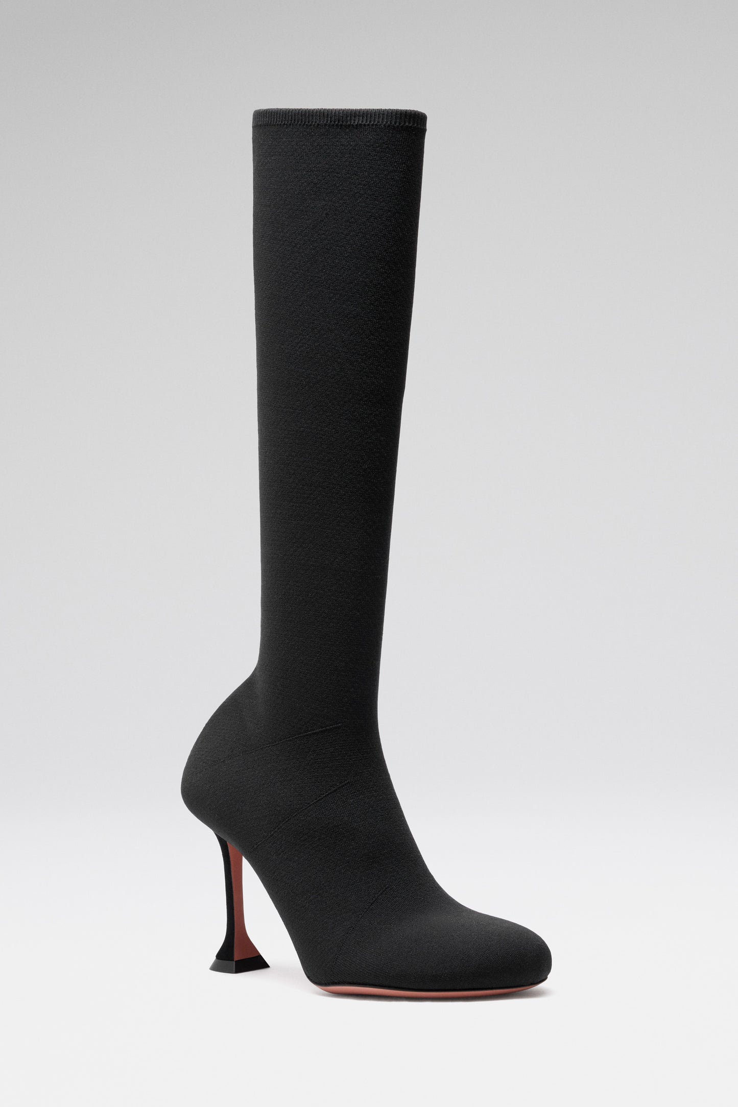 Veneda Stretch Boot Black Fine Knit