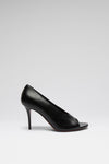 Julianne Peep Toe Pump Black Nappa