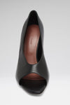 Julianne Peep Toe Pump Black Nappa