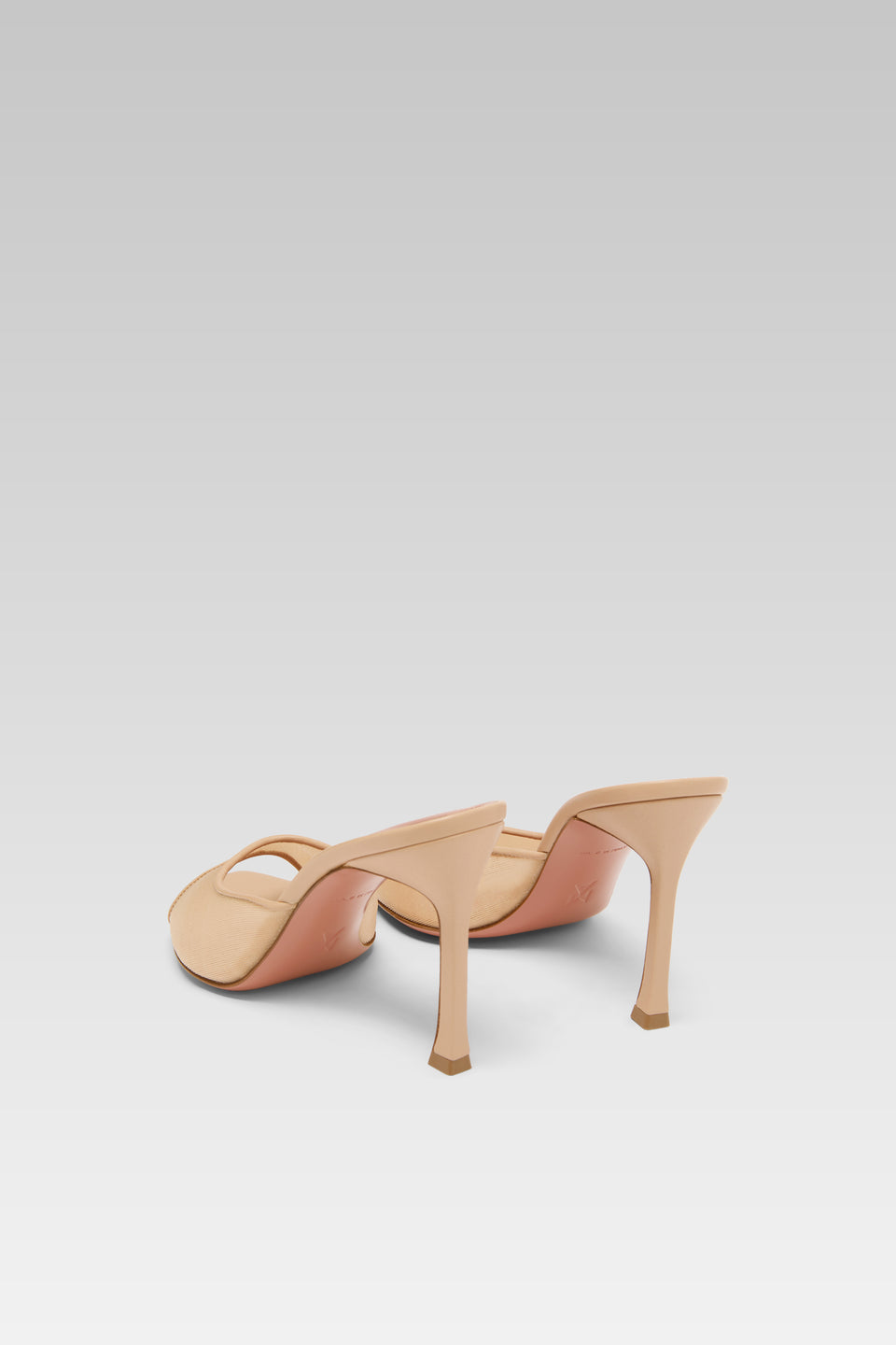Alexa 95 luxury beige mesh slippers for women