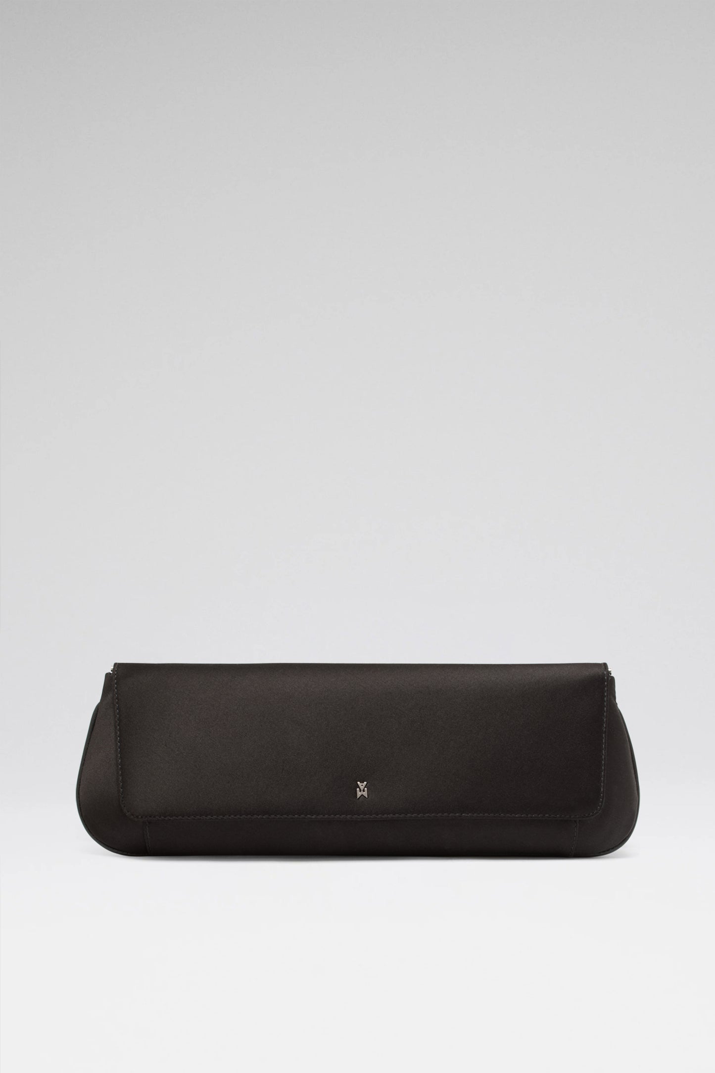 Ami Clutch Black Satin