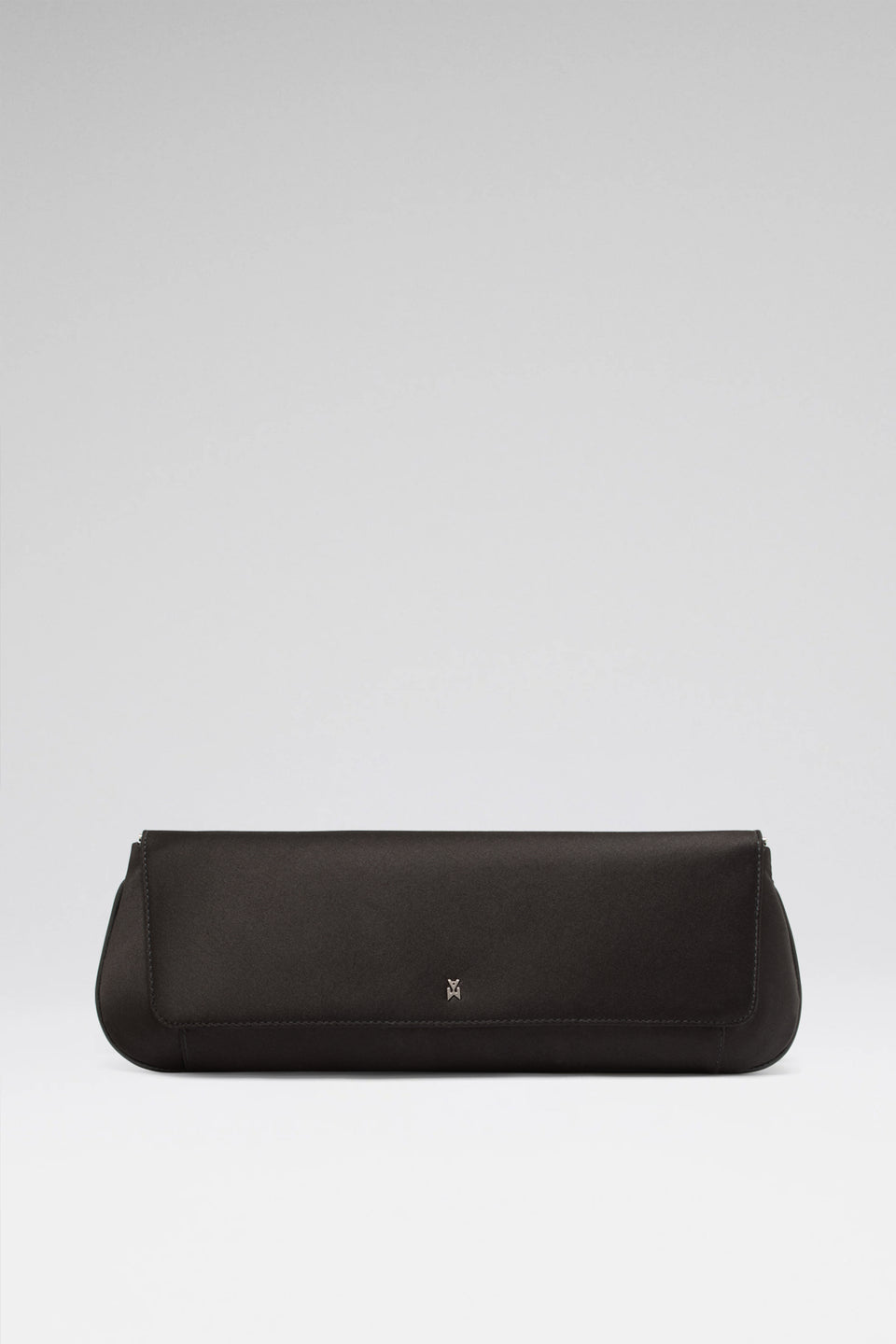 Ami Clutch Black Satin