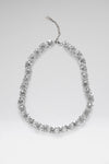 Gigi Choker Silver Base And White Crystals