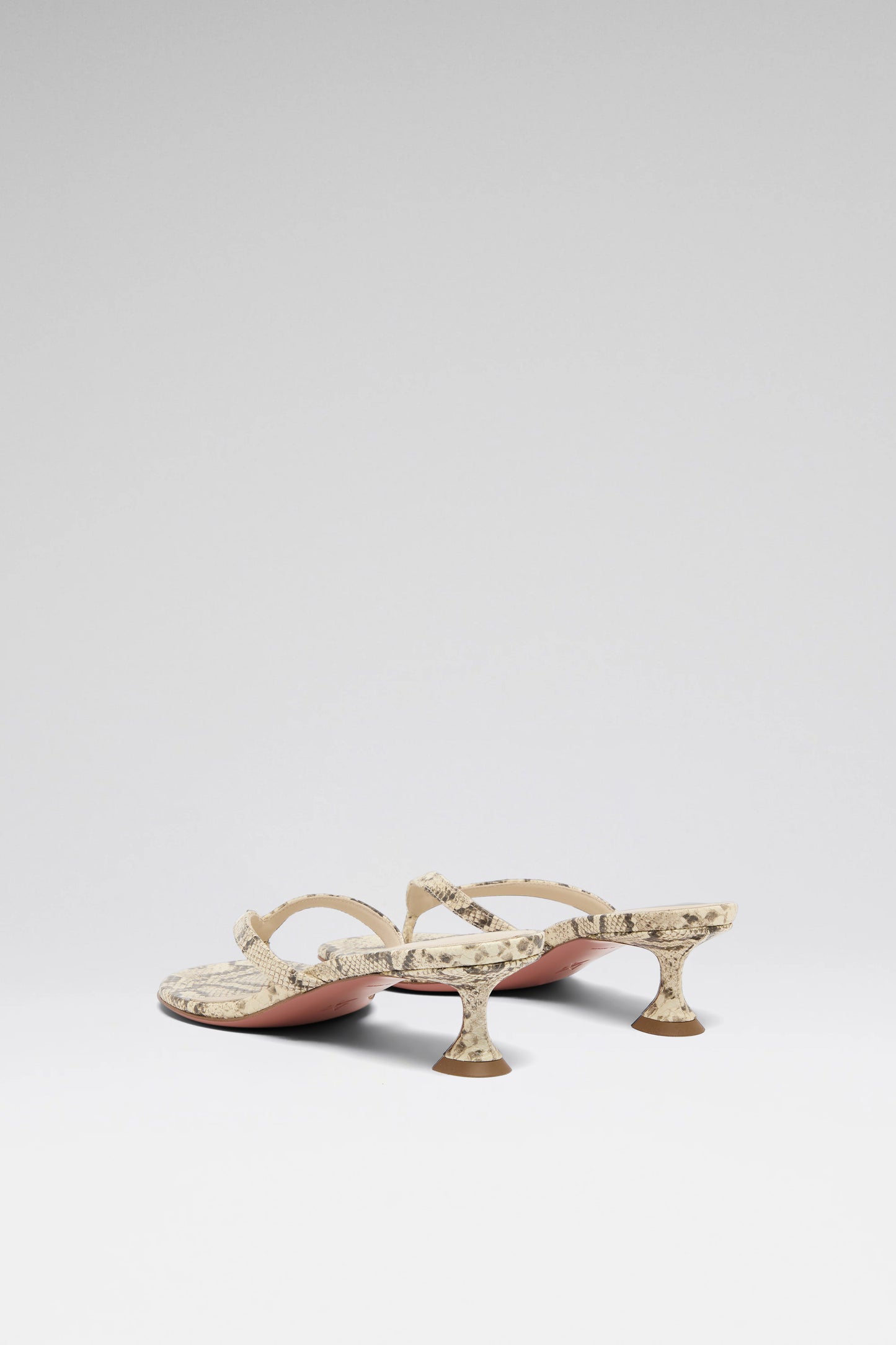 Juliette Thong Slipper 45 Print Snake Natural