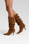 Christine Slouch Boot 80 Cognac Crosta