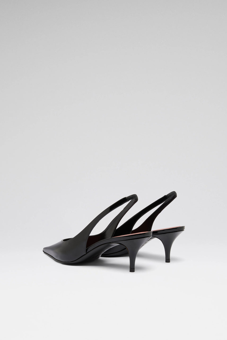 Anok 55 luxury patent slingbacks