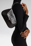 Ami Bag Brown Shiny Croco