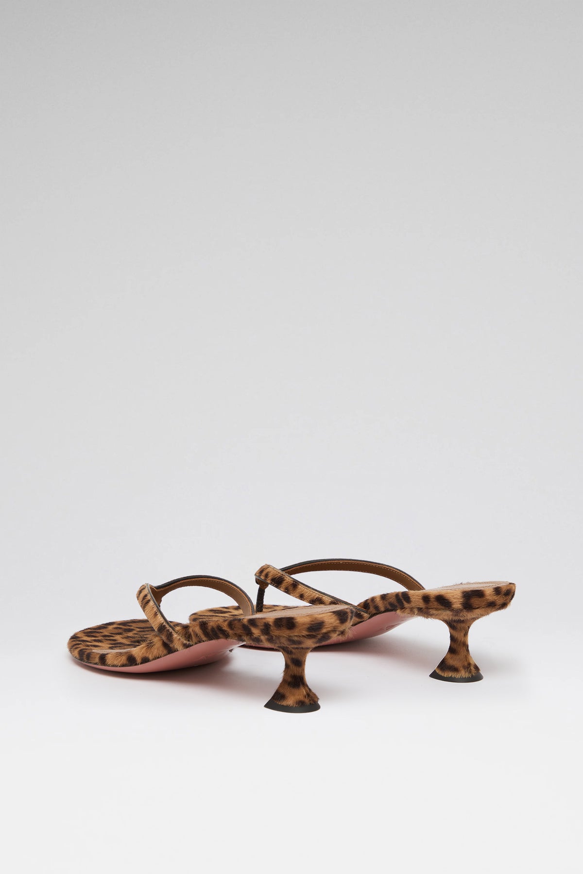 Juliette thong 45 luxury leopard pony sandals for women