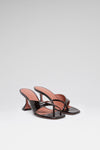 Shiona Slipper 70 Shiny Coffee Printed Croc