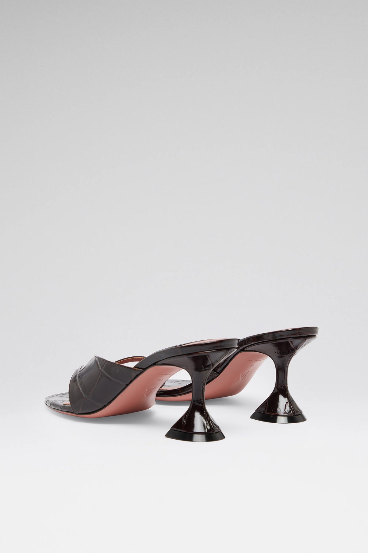 Shiona Slipper 70 Shiny Coffee Printed Croc