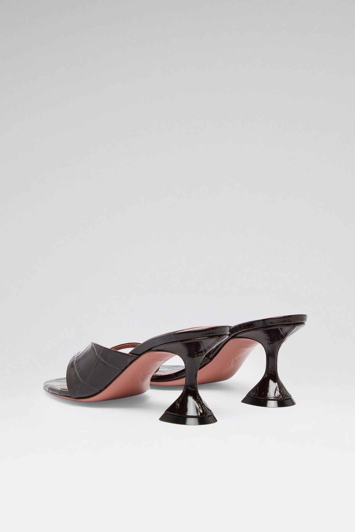 Shiona Slipper 70 Shiny Coffee Printed Croc