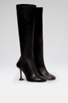 Iris 95 luxury black stretch boots