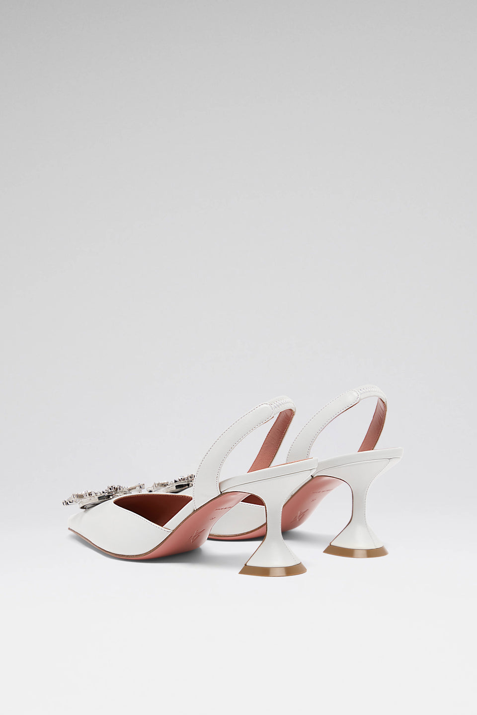 Begum Sling 70 White Nappa