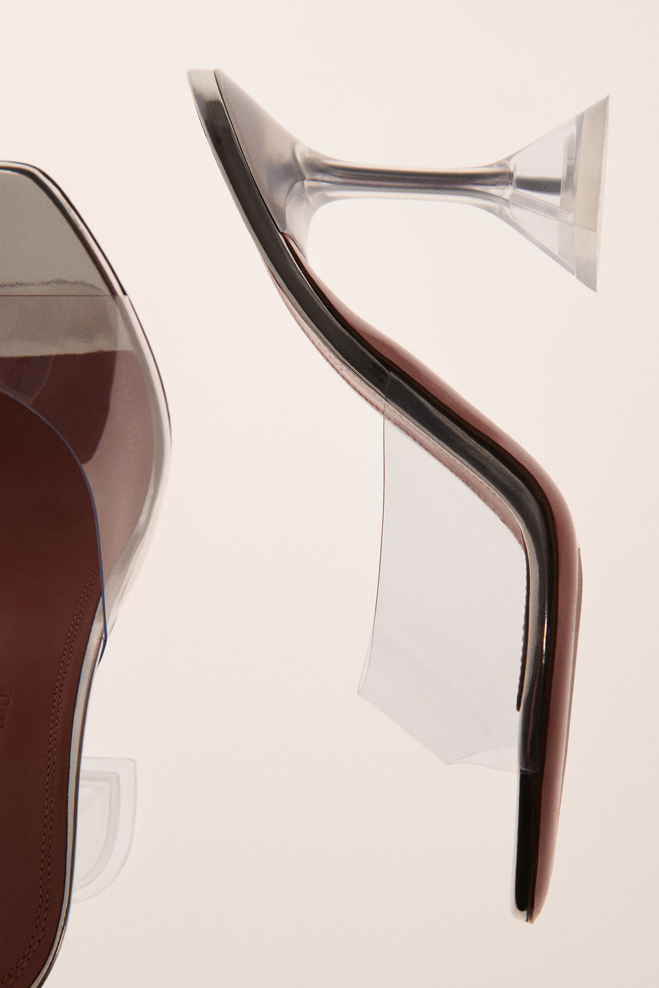 Lupita Glass Slipper Transparent Pvc