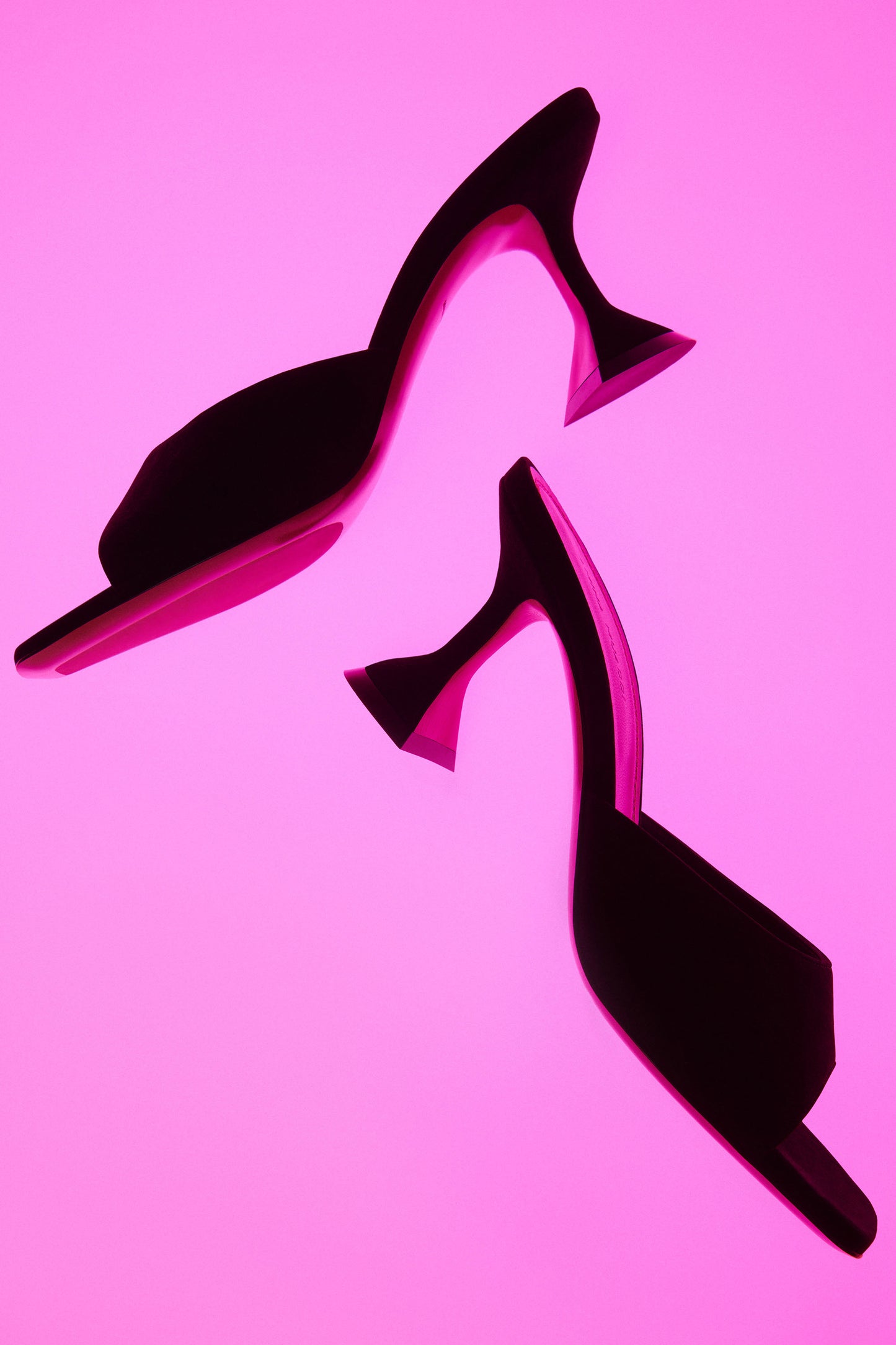 Lupita Slipper 70 Black Suede