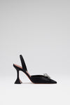 Rosie Sling Black Satin