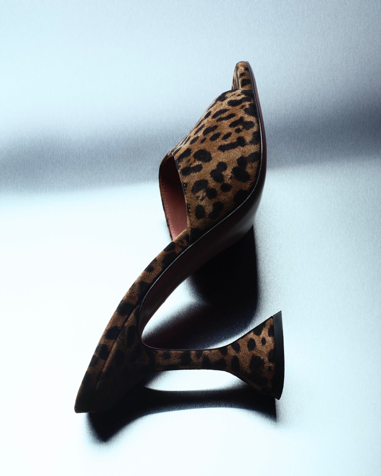 Lupita Slipper 95 Leopard Printed Suede