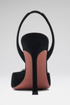 Camelia Sling 105 Black Suede