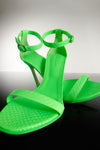 Kim Sandal 105 Fluo Green Snake