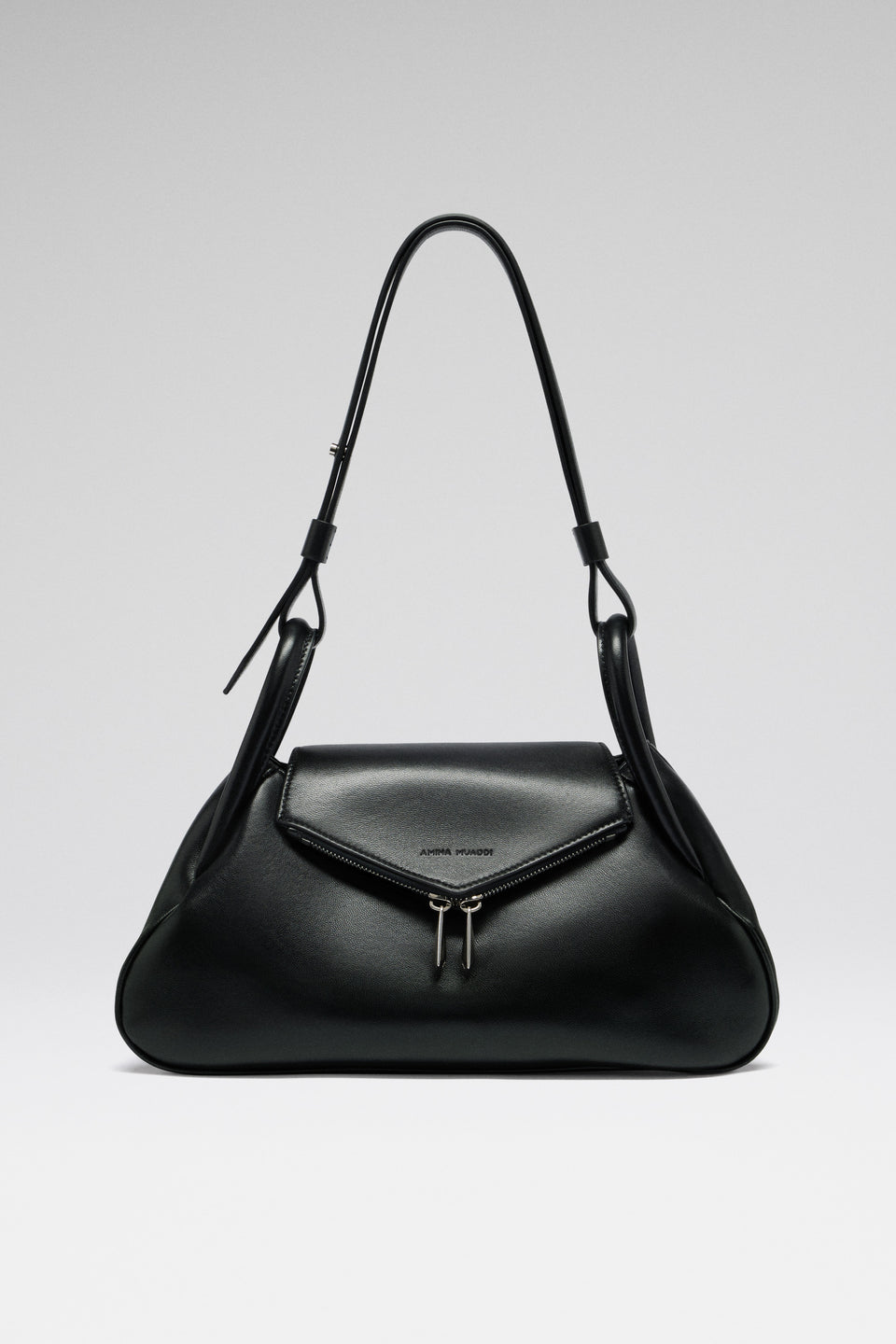 Gemini Shoulder Bag Black Nappa