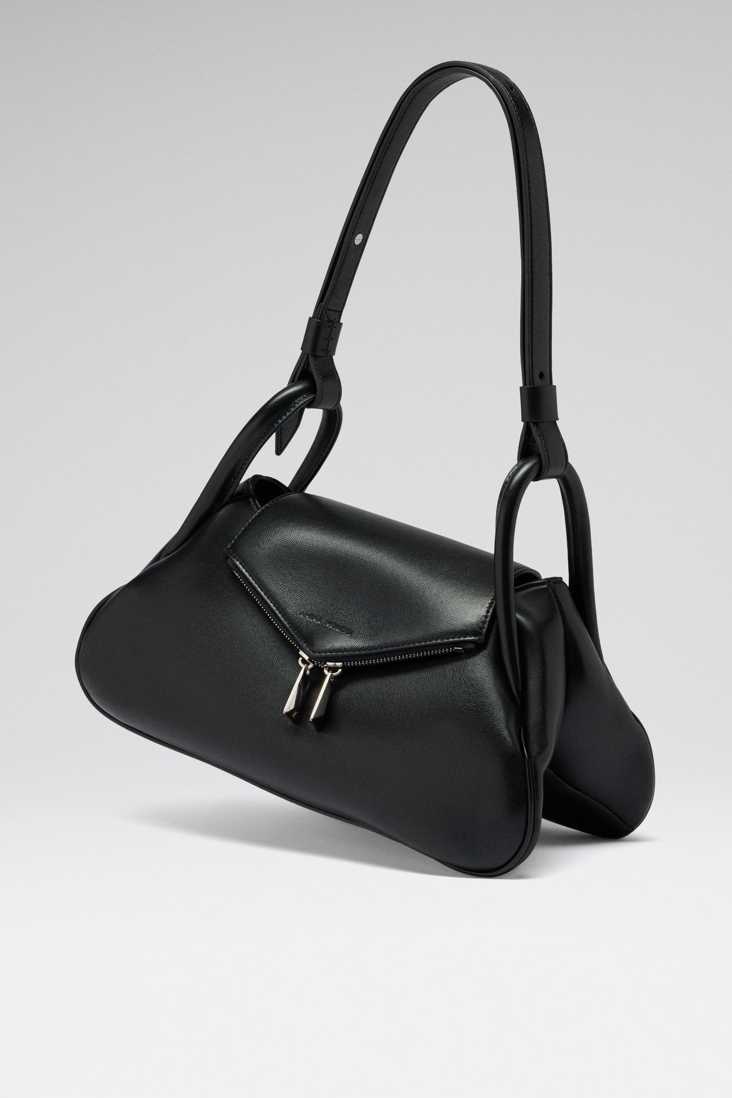 Gemini Shoulder Bag Black Nappa