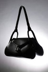 Gemini Shoulder Bag Black Nappa