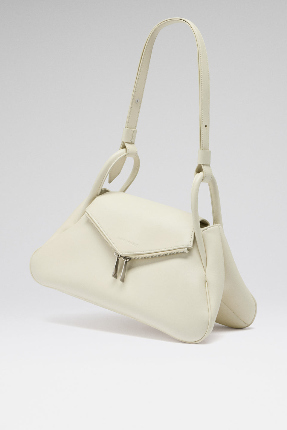 Gemini Shoulder Bag Almond Nappa