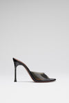 Alexa Glass Slipper 105 Black Pvc