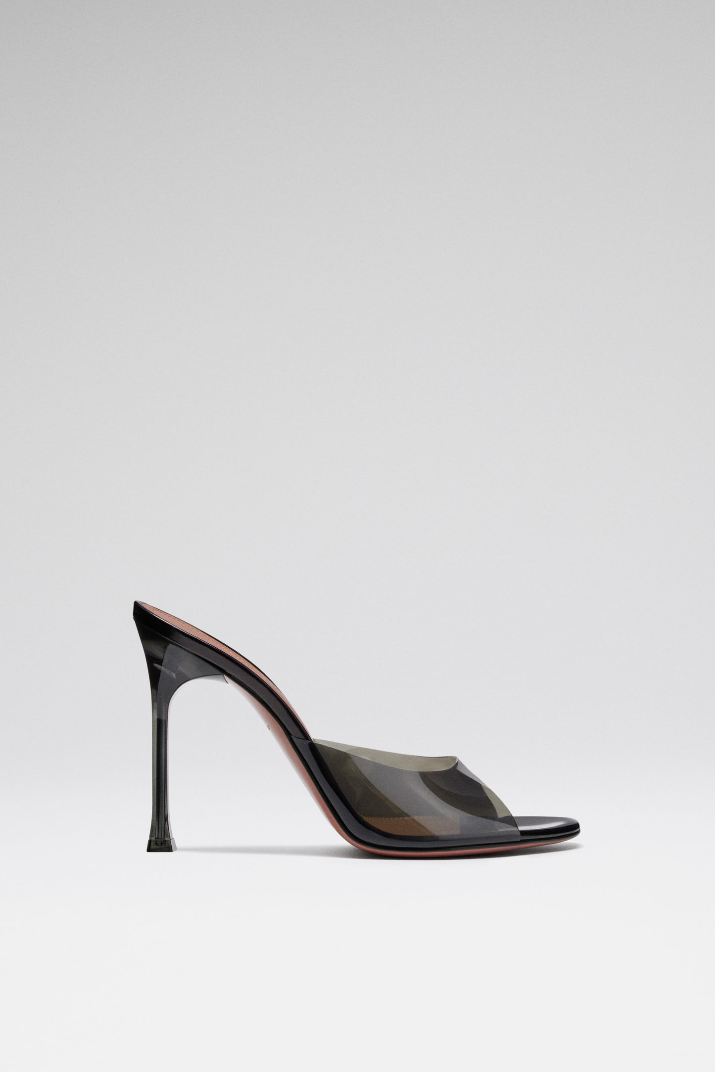 Alexa Glass Slipper 105 Black Pvc
