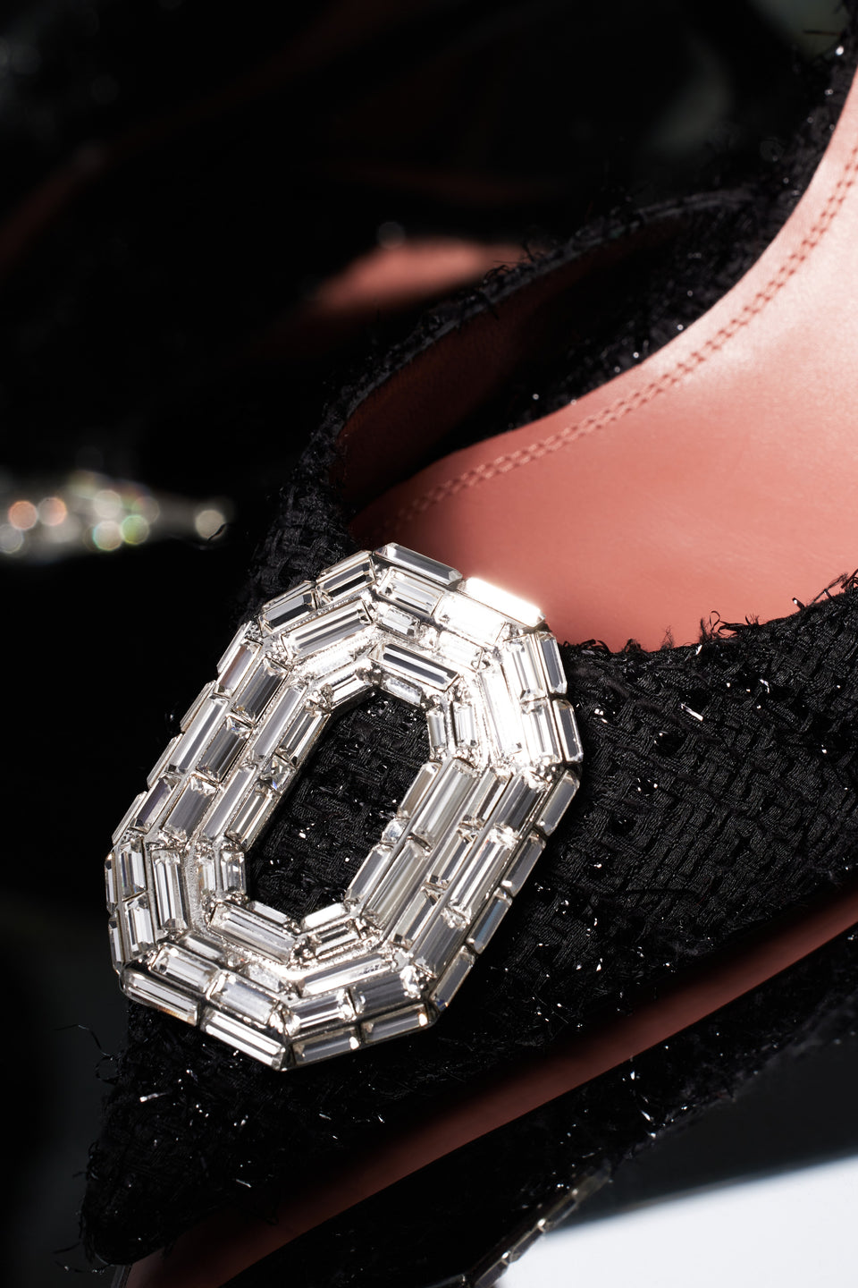 Camelia Sling 60 Black Tweed