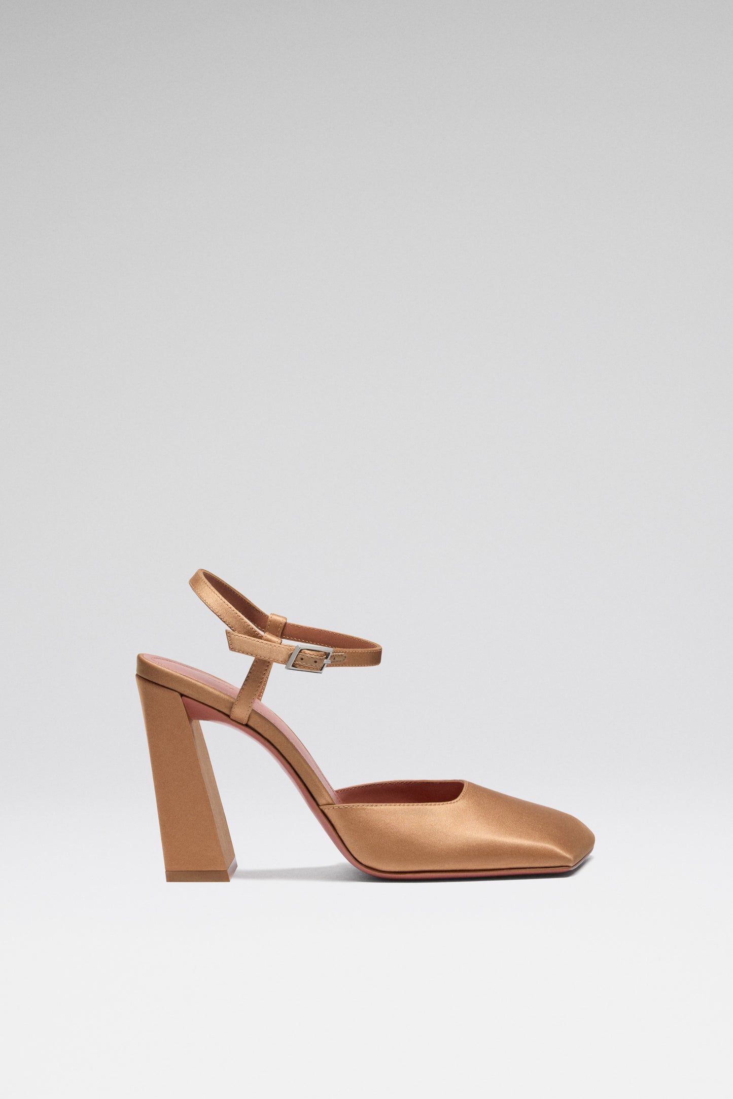Charlotte Pump Latte Satin