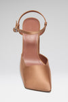 Charlotte Pump Latte Satin