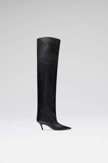 Fiona Thigh High Boot 60 Black Nappa