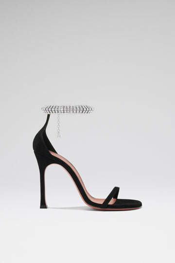 Iman Sandal Black Suede