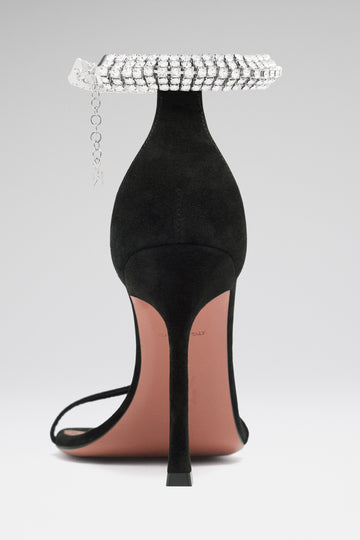 Iman Sandal Black Suede