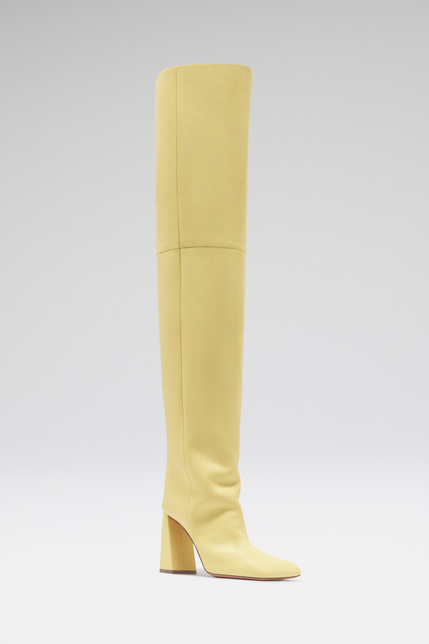 Marine Thigh High Boot Butter Nappa