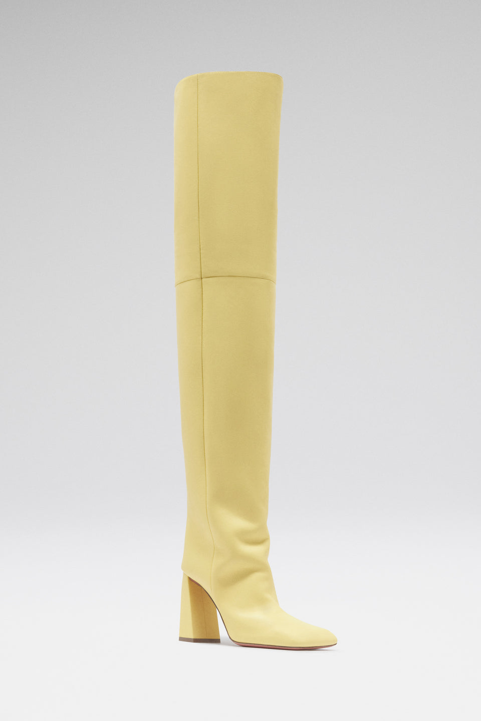 Marine Thigh High Boot Butter Nappa