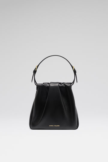 Vittoria Bag Black Nappa And Gold Hardware