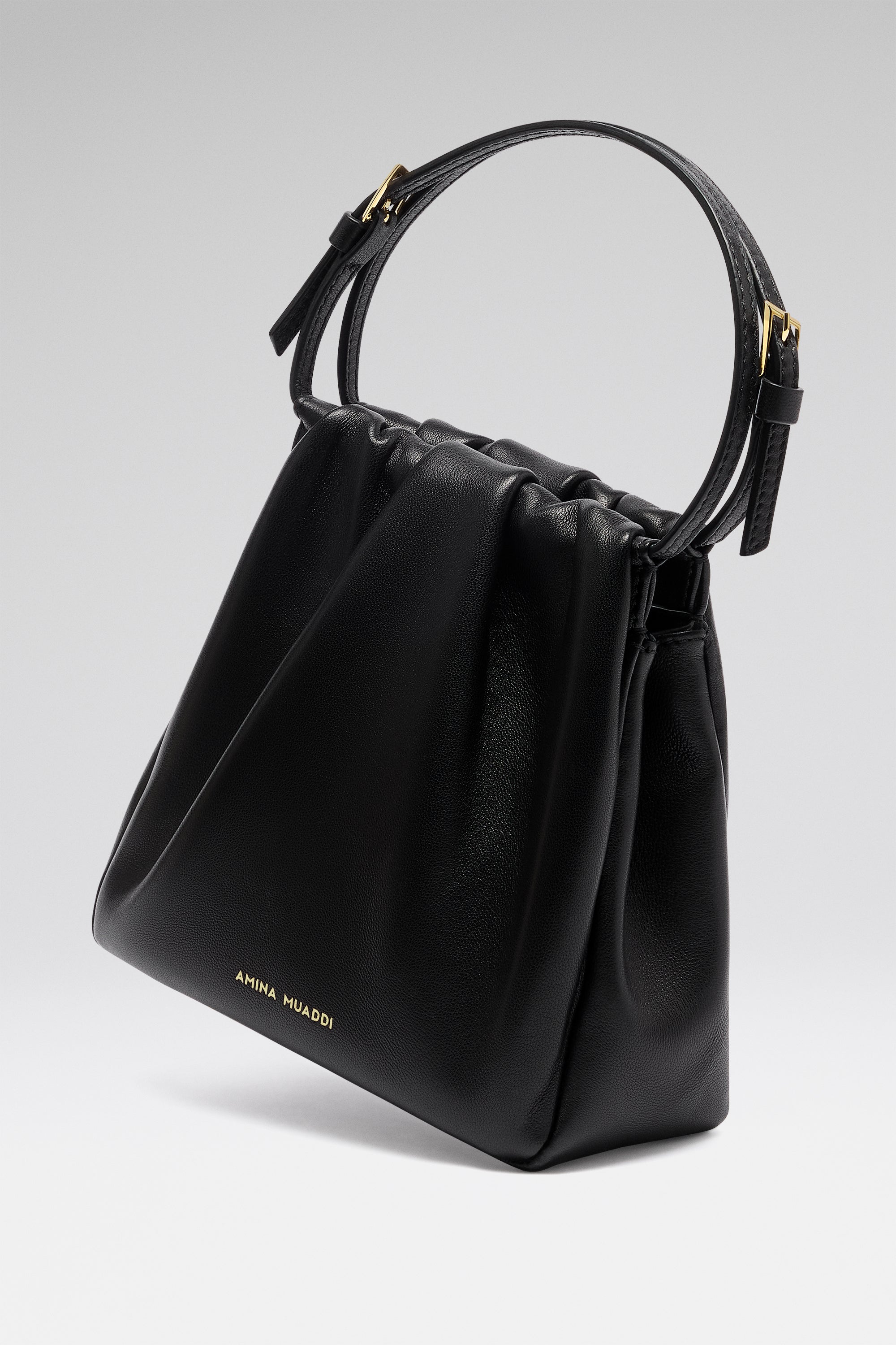 Vittoria Bag Black Nappa And Gold Hardware
