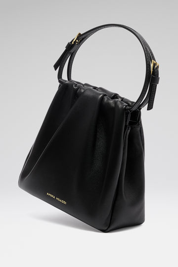 Vittoria Bag Black Nappa And Gold Hardware