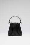 Vittoria Crystal Bag Black Satin And White Crystals